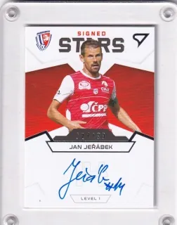 Jeřábek Jan SportZoo Fortuna Liga I.série 2021-22 Team Leaders Auto /199 -Level 1 č.S1-JJ