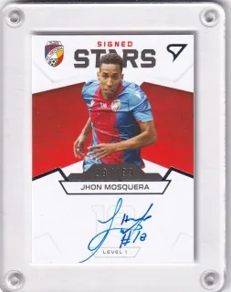 Mosquera Jhon SportZoo Fortuna Liga I.série 2021-22 Team Leaders Auto /199 -Level 1 č.S1-JM
