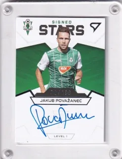 Považanec Jakuv SportZoo Fortuna Liga I.série 2021-22 Team Leaders Auto /199 -Level 1 č.S1-JP
