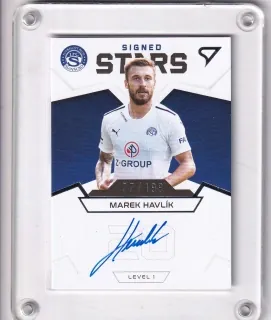 Havlík Marek SportZoo Fortuna Liga I.série 2021-22 Team Leaders Auto /199 -Level 1 č.S1-MH