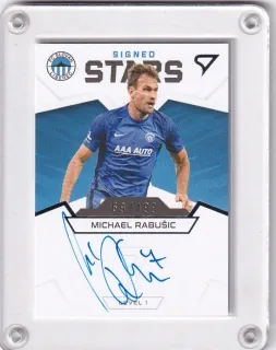 Rabušic Michael SportZoo Fortuna Liga I.série 2021-22 Team Leaders Auto /199 -Level 1 č.S1-MR