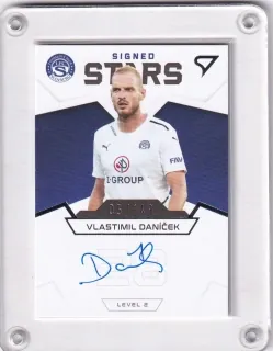 Daníček Vlastimil SportZoo Fortuna Liga I.série 2021-22 Team Leaders Auto /149 -Level 2 č.S2-VD