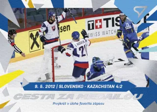 Slovensko - Kazachstan 4:2  SportZoo SR Reprezentace 2023 Helsinské Striebro - Cesta Za Medailou č.CM-08