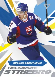 Radivojevič Branko SportZoo SR Reprezentace 2023 Helsinské Striebro  č.HS-22