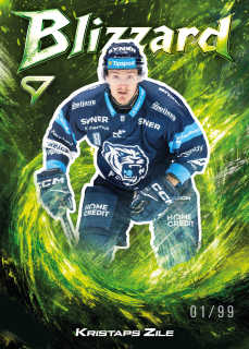 Kristaps Zile SportZoo 2025-26 I.serie Blizzard /99 č.BL-34