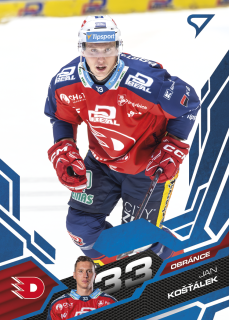 Jan Košťálek  SportZoo  2025-26 II.serie Base Azure Blue č.262