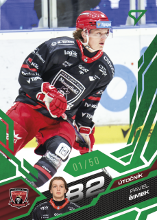 Pavel Šimek  SportZoo  2025-26 II.serie Base Green /50 č.286
