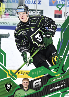 Karel Křepelka  SportZoo  2025-26 II.serie Base Green /50 č.303