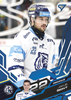 Jakub Šedivý  SportZoo  2025-26 II.serie Base Azure Blue č.333