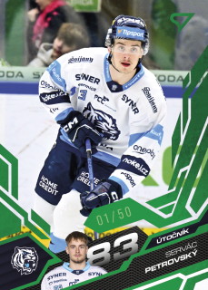 Servác Petrovský  SportZoo  2025-26 II.serie Base Green /50 č.336