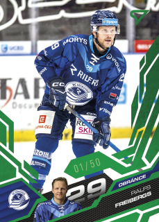 Ralfs Freibergs  SportZoo  2025-26 II.serie Base Green /50 č.338