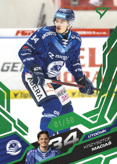 Krzysztof Macias  SportZoo  2025-26 II.serie Base Green /50 č.343