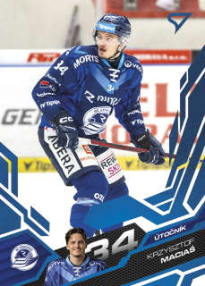 Krzysztof Macias  SportZoo  2025-26 II.serie Base Azure Blue č.343