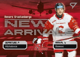 Renars Krastenbergs  SportZoo  2025-26 II.serie New Arrivals č.NA-36