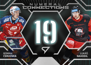 Červenka – Nahodil  SportZoo  2025-26 II.serie Numeral Connections č.NC-08
