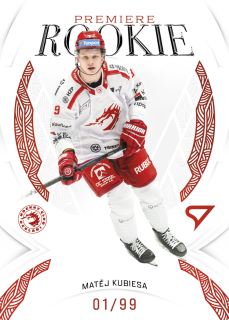 Matěj Kubiesa  SportZoo  2025-26 II.serie Rookie Premiere RED /99 č.RP-16