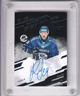 Ralfs Freibergs  SportZoo  2025-26 II.serie Authentic Signature Level 2 xx/69 č.SL2-RF