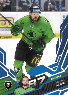 Pavel Musil  SportZoo Tipsport ELH 2025/26 III. PO  Azure Blue č.395