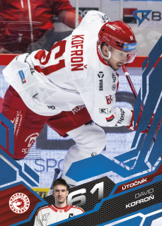 David Kofroň  SportZoo Tipsport ELH 2025/26 III. PO  Azure Blue č.398