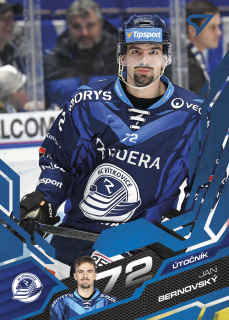 Jan Bernovský SportZoo Tipsport ELH 2025/26 III. PO Azure Blue č.415