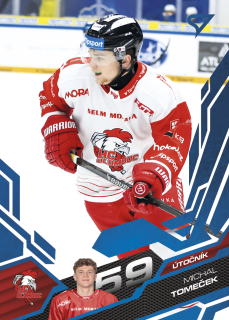 Michal Tomeček SportZoo Tipsport ELH 2025/26 III. PO Azure Blue č.422
