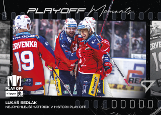 Lukáš Sedlák SportZoo Tipsport ELH 2025/26 III. PO Play off Moments č.PM-04