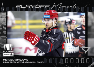 Michael Vukojevic SportZoo Tipsport ELH 2025/26 III. PO Play off Moments č.PM-09