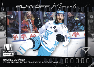 Ondřej Beránek SportZoo Tipsport ELH 2025/26 III. PO Play off Moments č.PM-12