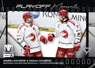 Ondřej Kovařčík & Michal Kovařčík SportZoo Tipsport ELH 2025/26 III. PO Play off Moments č.PM-17