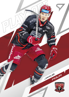 Jakub Pour SportZoo Tipsport ELH 2025/26 III. PO Play Off základní set č.PO-24