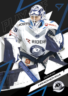Dominik Hrachovina  SportZoo Tipsport ELH 2025/26 III. PO  Play Off Azure Blue /50 č.PO-55