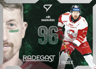 Jiří Ondrušek  SportZoo Tipsport ELH 2025/26 III. PO  Radegast Index č.RI-18
