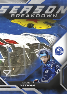 Chad Yetman  SportZoo Tipsport ELH 2025/26 III. PO  Season Breakdown č.SB-36