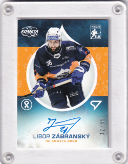 Zábranský Libor SportZoo O Kapku lepší hokej 2026 Signature /55 č.KNS-LZ