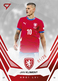 Jan Kliment  SportZoo Hrdí lvi 2025 Řadovka Red /20 č.33