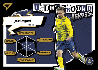Jan Shejbal  SportZoo Národní liga 2025-26 Underground Heroes č.UH-01