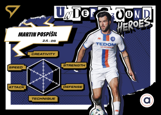 Martin Pospíšil  SportZoo Národní liga 2025-26 Underground Heroes č.UH-08
