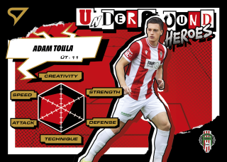 Adam Toula  SportZoo Národní liga 2025-26 Underground Heroes č.UH-11