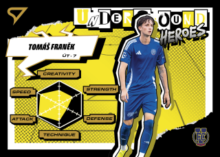 Tomáš Franěk  SportZoo Národní liga 2025-26 Underground Heroes č.UH-12