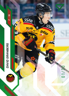 David Granberg  SportZoo SHL Švédsko 2025-26 I.série Base Green /30 č.012