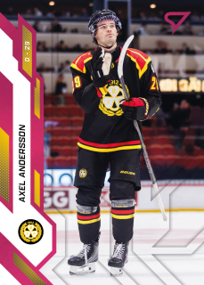 Axel Andersson  SportZoo SHL Švédsko 2025-26 I.série Base Crimson Pink č.020