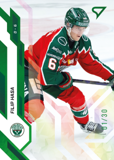 Filip Hasa  SportZoo SHL Švédsko 2025-26 I.série Base Green /30 č.040