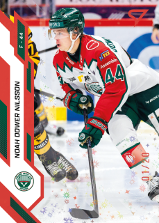 Noah Dower Nilsson  SportZoo SHL Švédsko 2025-26 I.série Base Red /20 č.045