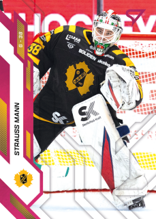 Strauss Mann  SportZoo SHL Švédsko 2025-26 I.série Base Crimson Pink č.055