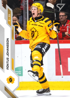 Pontus Johansson  SportZoo SHL Švédsko 2025-26 I.série Base č.059