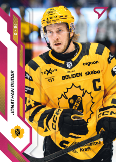 Jonathan Pudas  SportZoo SHL Švédsko 2025-26 I.série Base Crimson Pink č.061