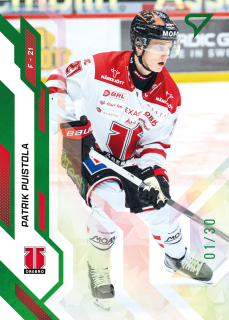 Patrik Puistola SportZoo SHL Švédsko 2025-26 I.série Base Green /30 č.177