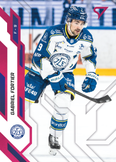Gabriel Fortier SportZoo SHL Švédsko 2025-26 I.série Base Crimson Pink č.191
