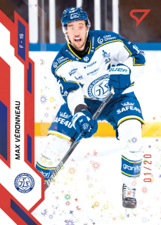 Max Véronneau SportZoo SHL Švédsko 2025-26 I.série Base Red /20 č.198