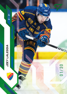 Joey LaLeggia SportZoo SHL Švédsko 2025-26 I.série Base Green /30 č.238
